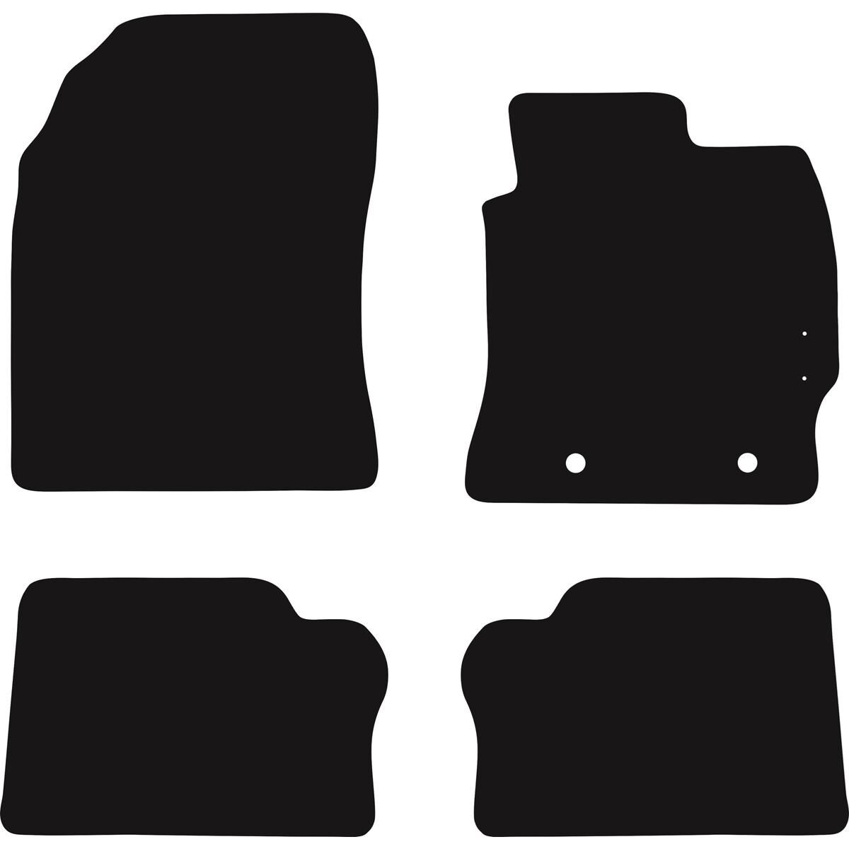 EXECUTIVE RUBBER CAR MATS FOR TOYOTA BZ4X 2023 ONWARDS, , scanz_hi-res