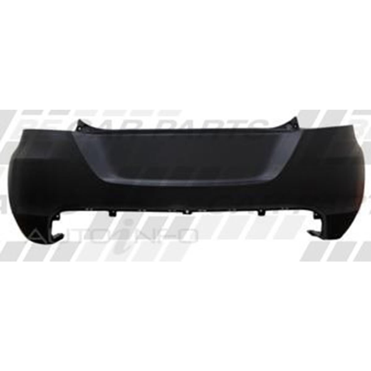 REAR BUMPER - PRIMED BLACK, , scanz_hi-res