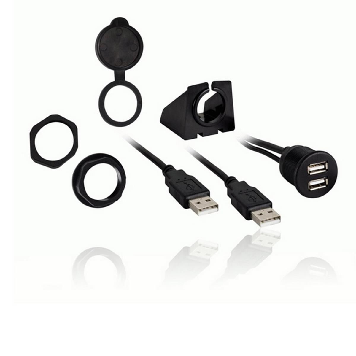 DLG USB EXTENSION DUAL 1 METRE LENGTH, , scanz_hi-res