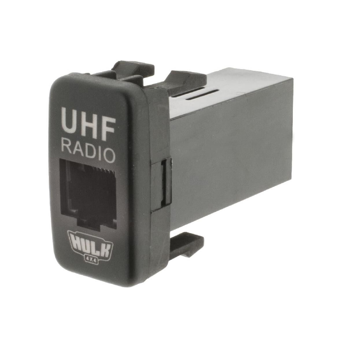 RJ45 UHF SOCKET OE RPL T/S EARLY TOYOTA BLUE LED  40 x 22mm            HULK 4x4, , scanz_hi-res