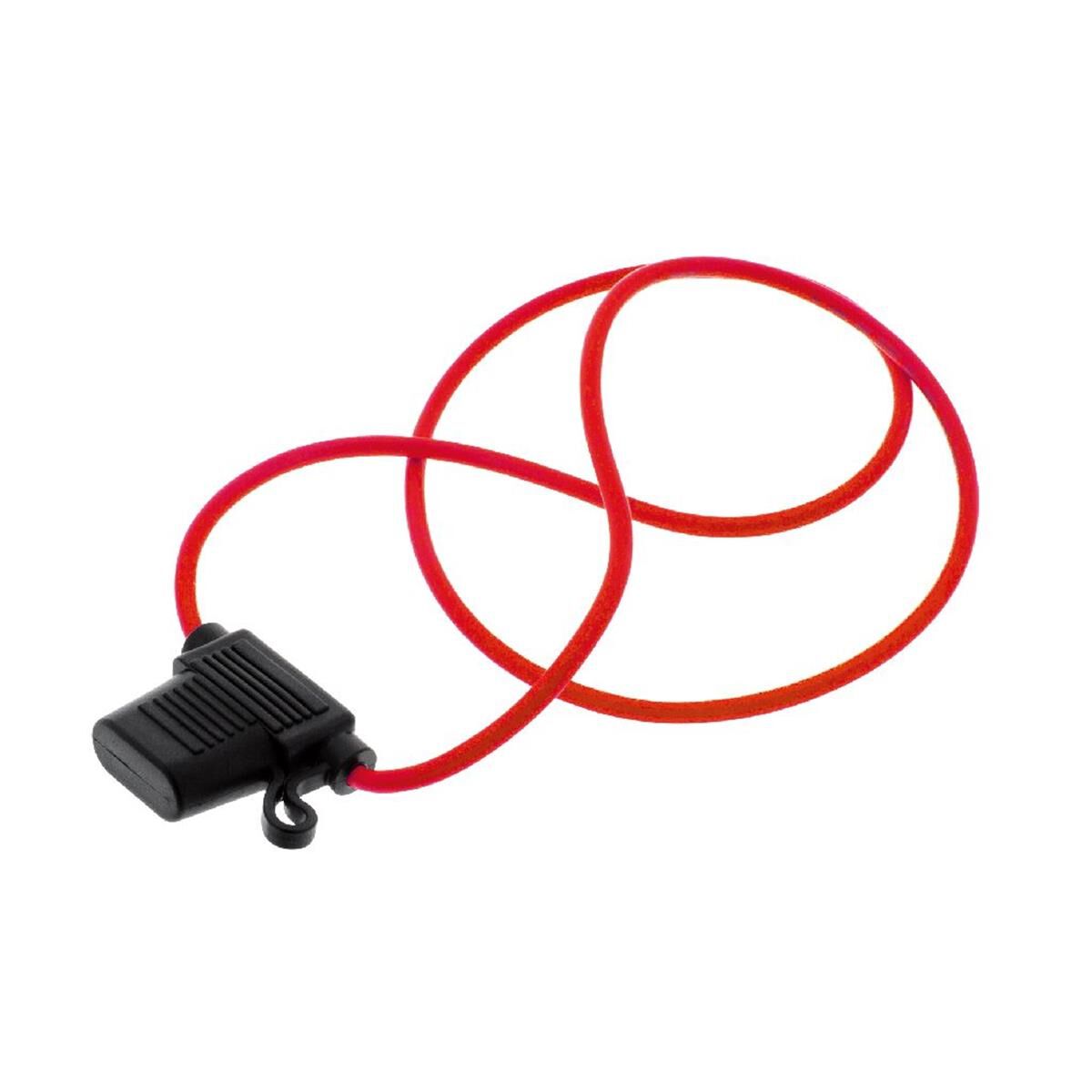 PKT 10 STD BLADE FUSE HOLDER INLINE W/PROOF LONG 700mm LOOP  WIRE                   JAYLEC, , scanz_hi-res