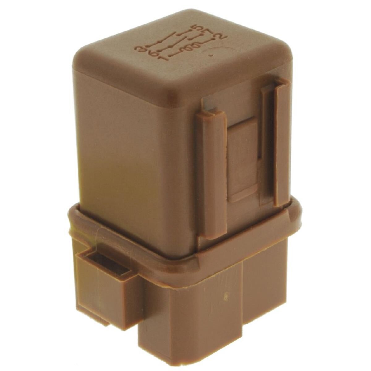 RELAY 12V 6 PIN BROWN, , scanz_hi-res