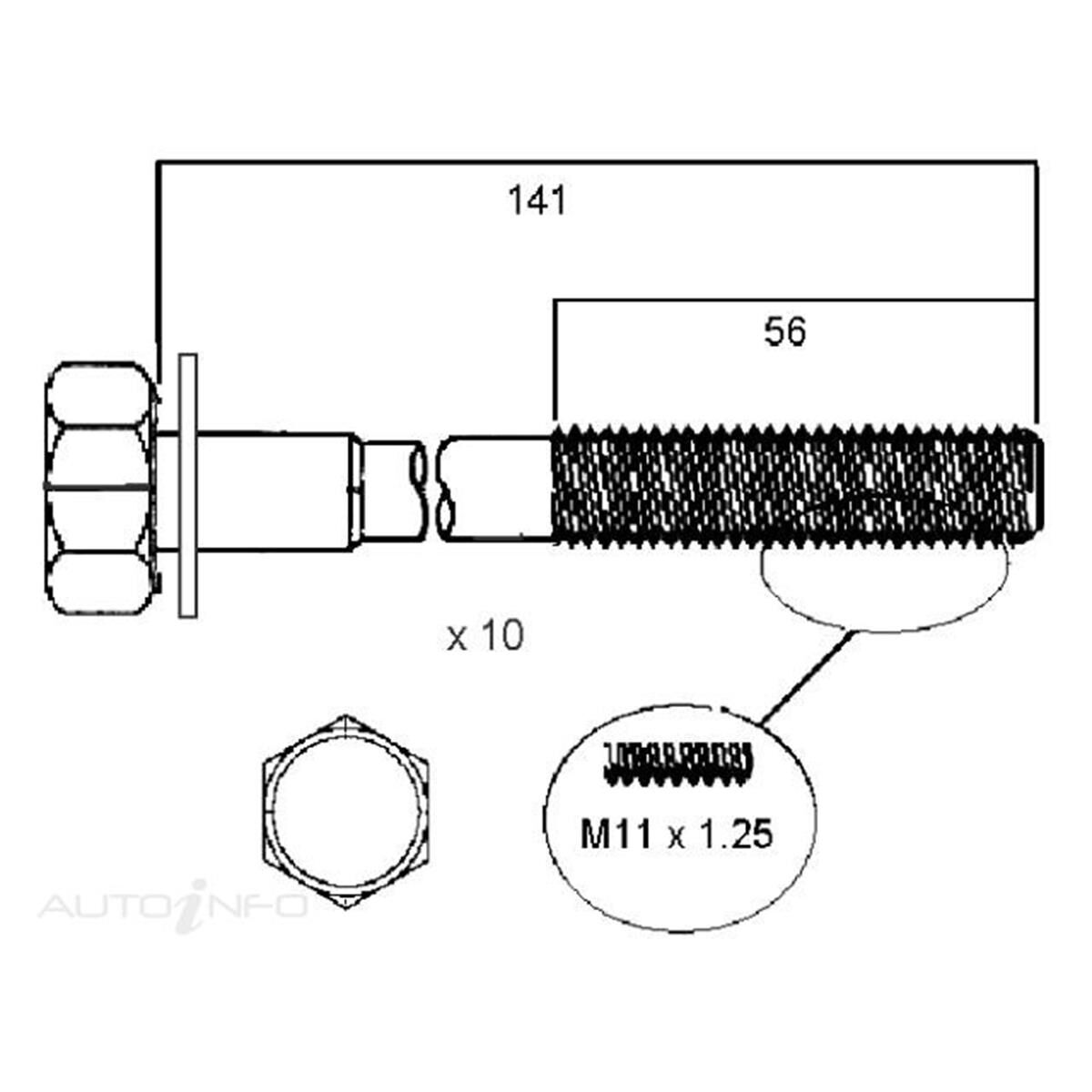 HEAD BOLT SET HOLDEN 1.6 1.8 2.0, , scanz_hi-res