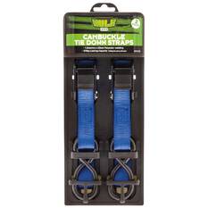 QTY 2 CAMBUCKLE TIEDOWN 1.8m x 25mm 250kg LASHING CAPACITY HULK 4x4, , scanz_hi-res