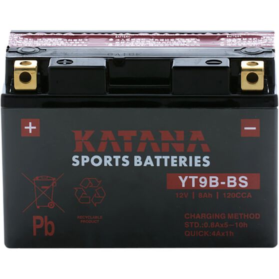 YT9B-BS Katana Motorcycle Battery, , scanz_hi-res
