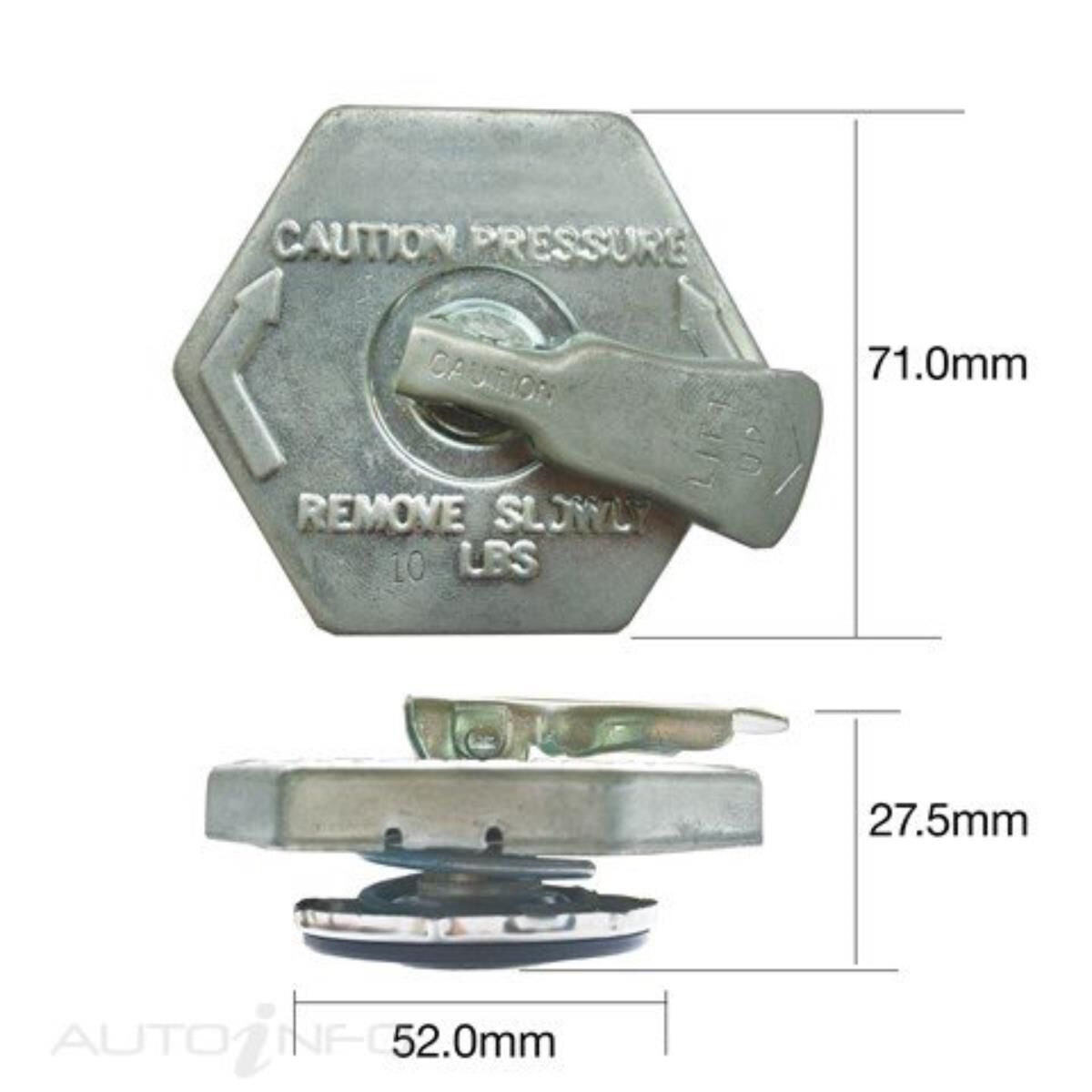 TRIDON LEVER RELEASE RECOVERY CAP, , scanz_hi-res