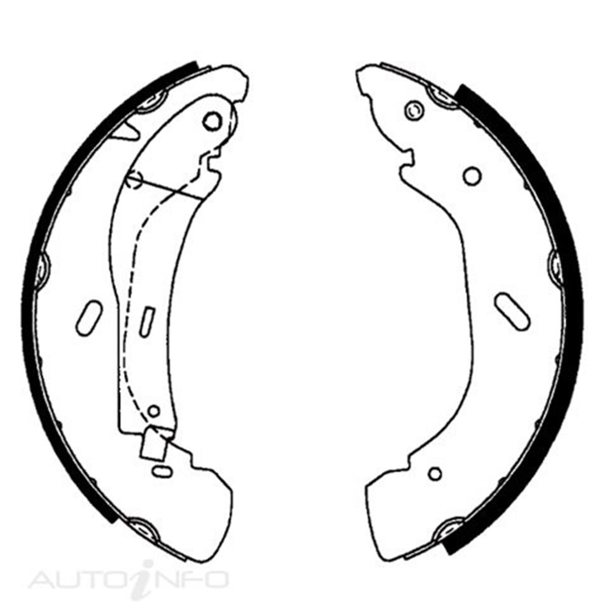 BENDIX BRAKE SHOES, , scanz_hi-res