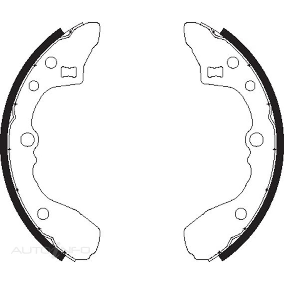 BENDIX BRAKE SHOES, , scanz_hi-res