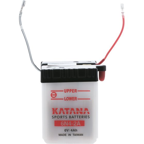 6N4-2A Katana Motorcycle Battery, , scanz_hi-res