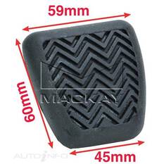 PEDAL PAD BRAKE & CLUTCH TOYOTA COROLLA H/BACK & SEDAN MANUAL TRANS 4CYL - 1.8L, , scanz_hi-res