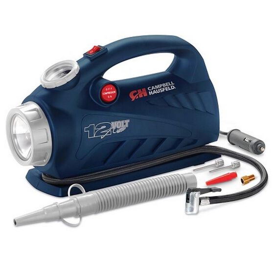 CAMPBELL HAUSFELD INFLATOR 12V WITH LIGHT 150PSI RAFT NOZZLE, , scanz_hi-res