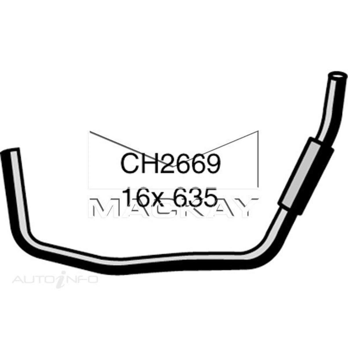HEATER HOSE  - NISSAN URVAN E24 - 2.7L I4  DIESEL - MANUAL & AUTO, , scanz_hi-res