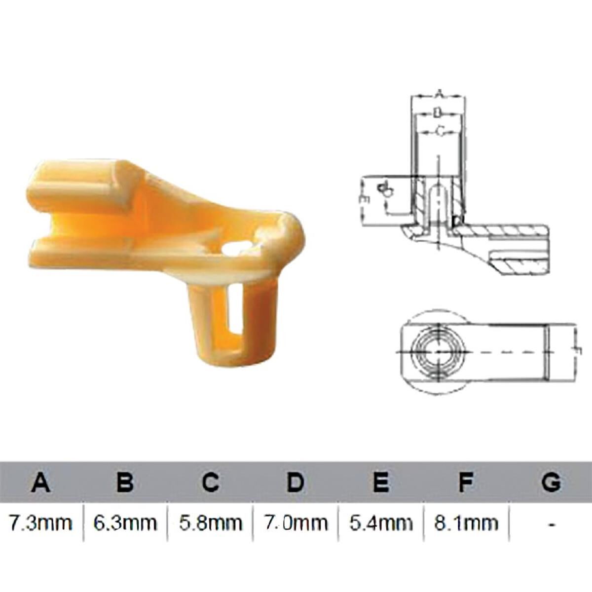 PKT 10 DOOR LOCK CLIP UNIVERSAL  JAYLEC, , scanz_hi-res