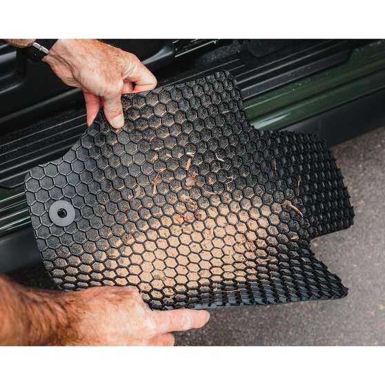 HEAVY DUTY RUBBER CAR MATS FOR HOLDEN COLORADO RG FACELIFT (SPACE/KING CAB) 2015-2020, , scanz_hi-res
