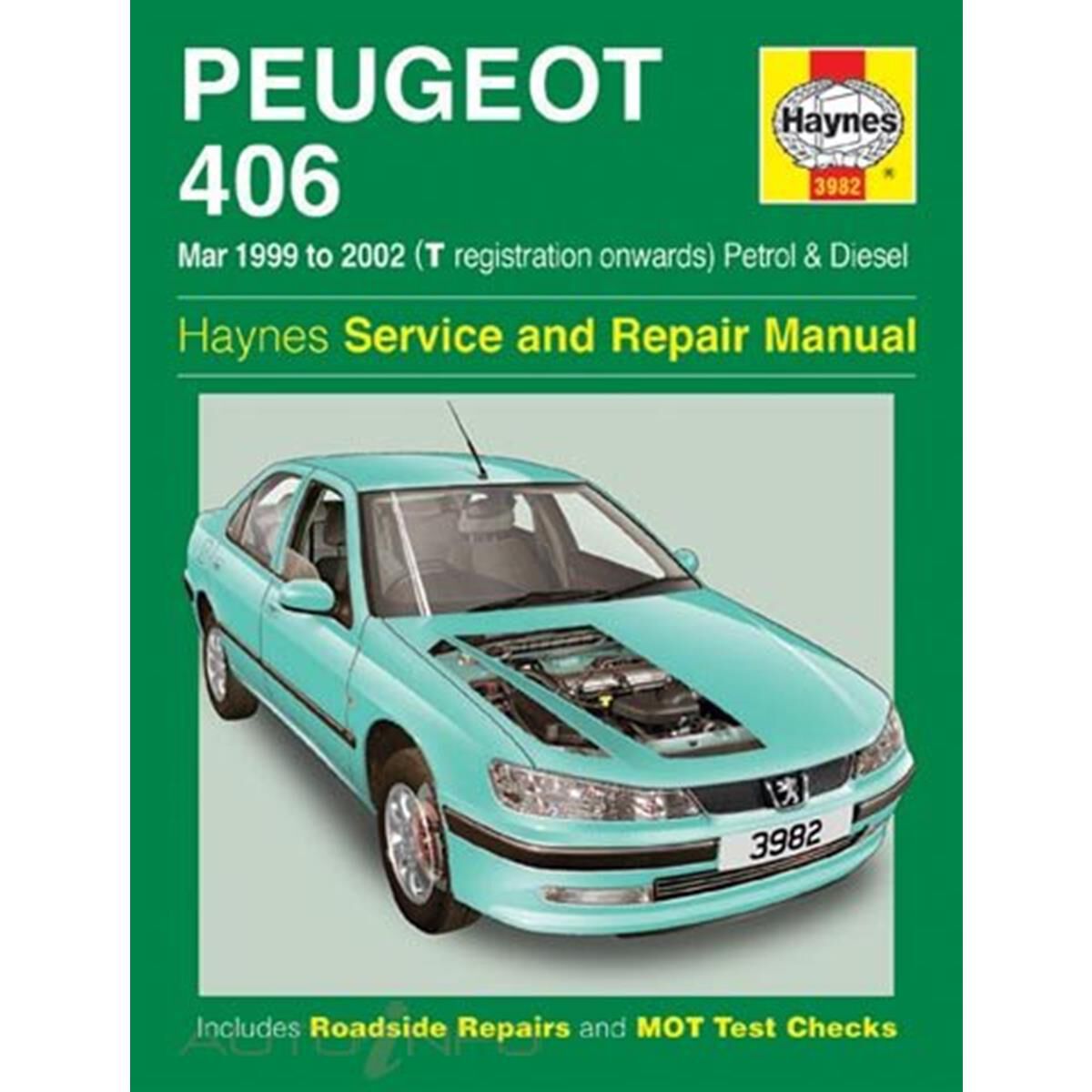 Haynes Workshop Manual Peugeot 406 Petrol Diesel 1999-2002 New Service Repair 