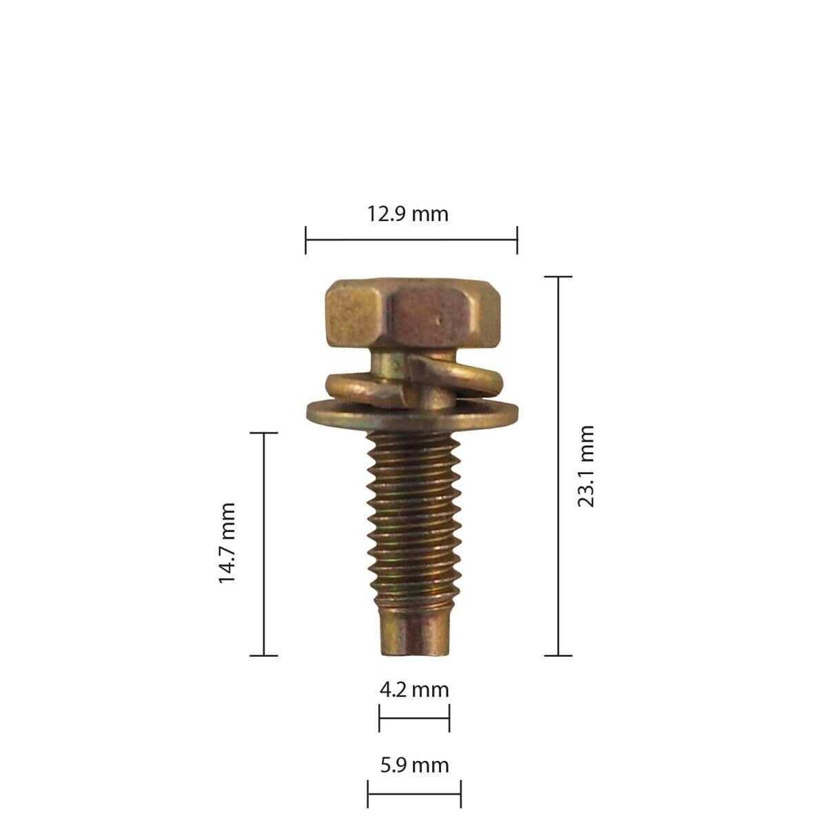 Universal SEM Body Bolt M6 x 16mm - pack of 25 bolts, , scanz_hi-res