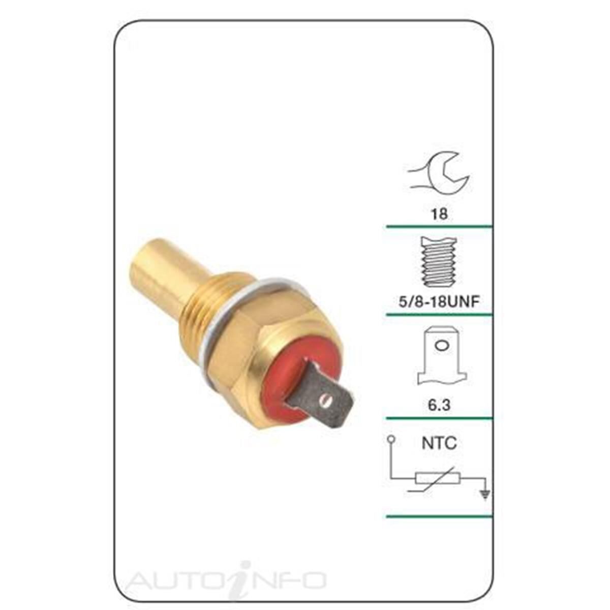 (TWS3047) TRIDON WATER TEMP SENDER, , scanz_hi-res