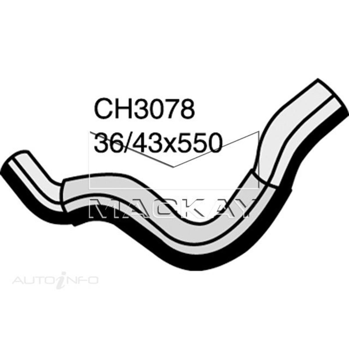RADIATOR LOWER HOSE  - JEEP GRAND CHEROKEE ZG - 4.0L I6  PETROL - MANUAL & AUTO, , scanz_hi-res
