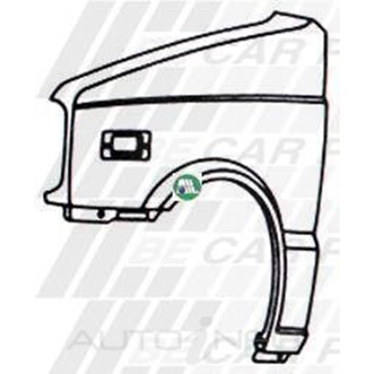 FRONT GUARD - L/H - W/FR SLP HOLE, , scanz_hi-res