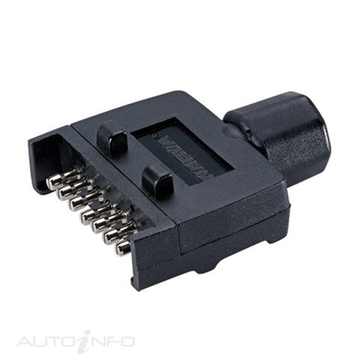 TRAILER CONN 7 PIN FLAT PLUG, , scanz_hi-res
