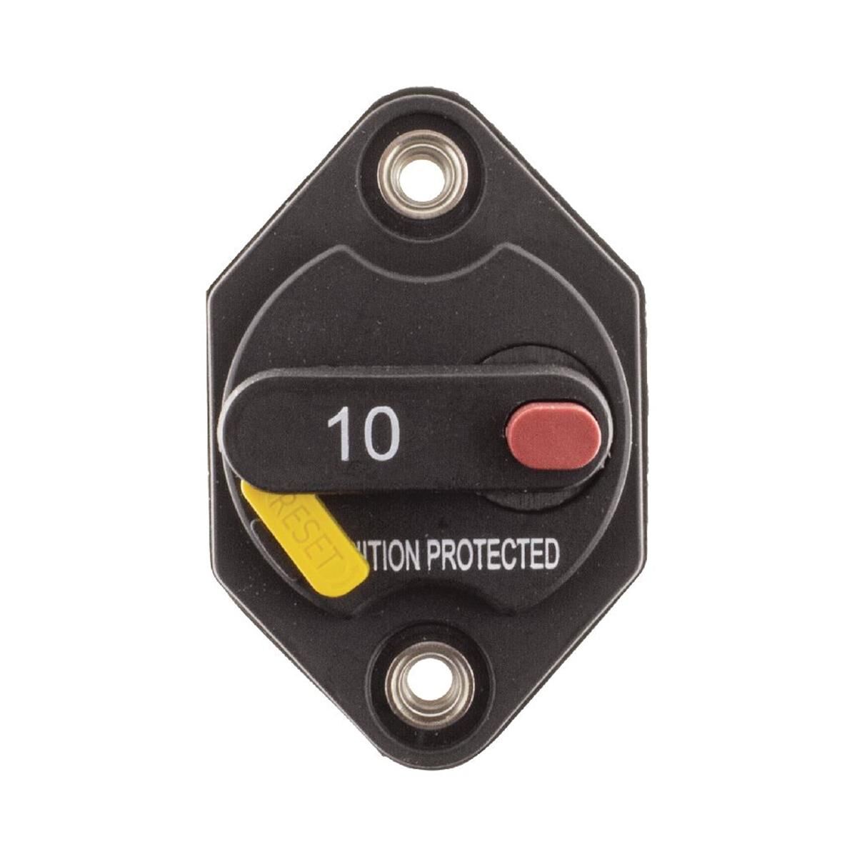 CIRCUIT BREAKER TYPElll 10AMP MANUAL RESET PANEL MOUNT MANUAL RESET PANEL MOUNT, , scanz_hi-res
