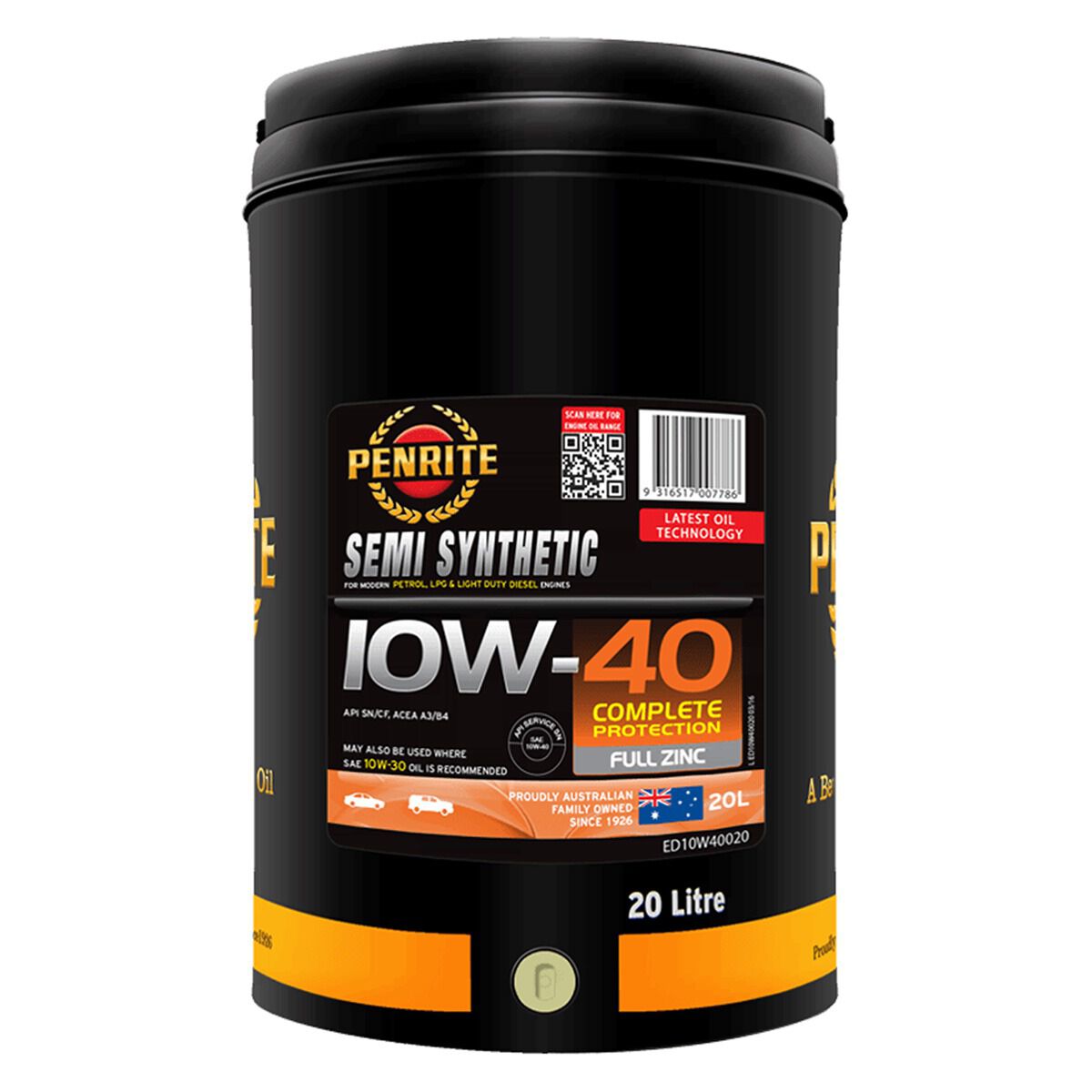 SEMI SYNTHETIC 10W40 20L, , scanz_hi-res