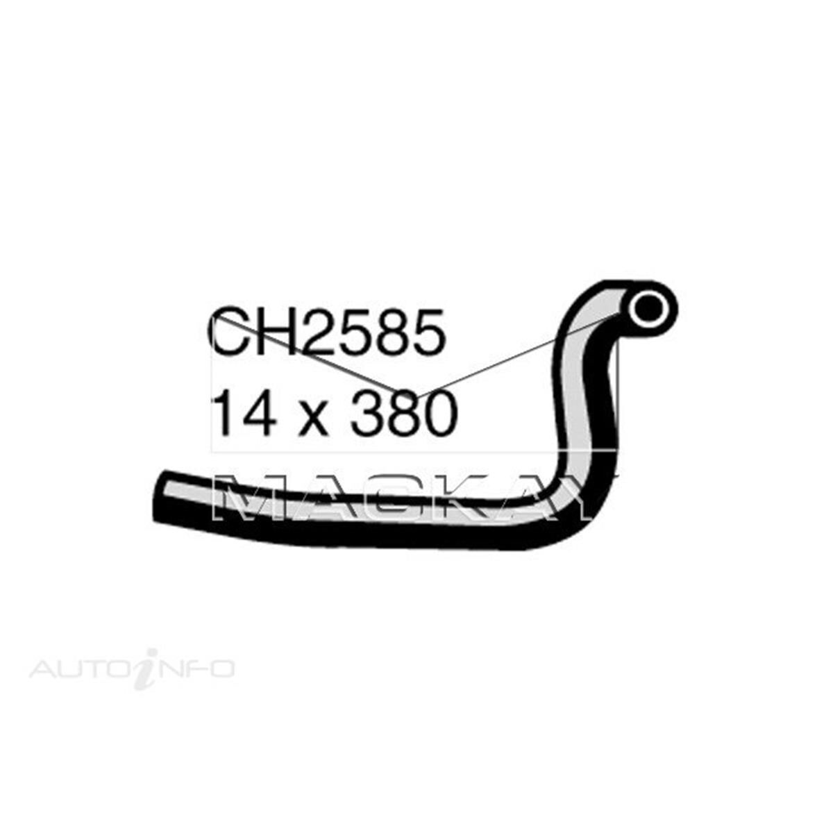 RESERVOIR LINE HOSE  - HOLDEN JACKAROO L2, L5 - 3.1L I4 TURBO DIESEL - MANUAL & AUTO, , scanz_hi-res