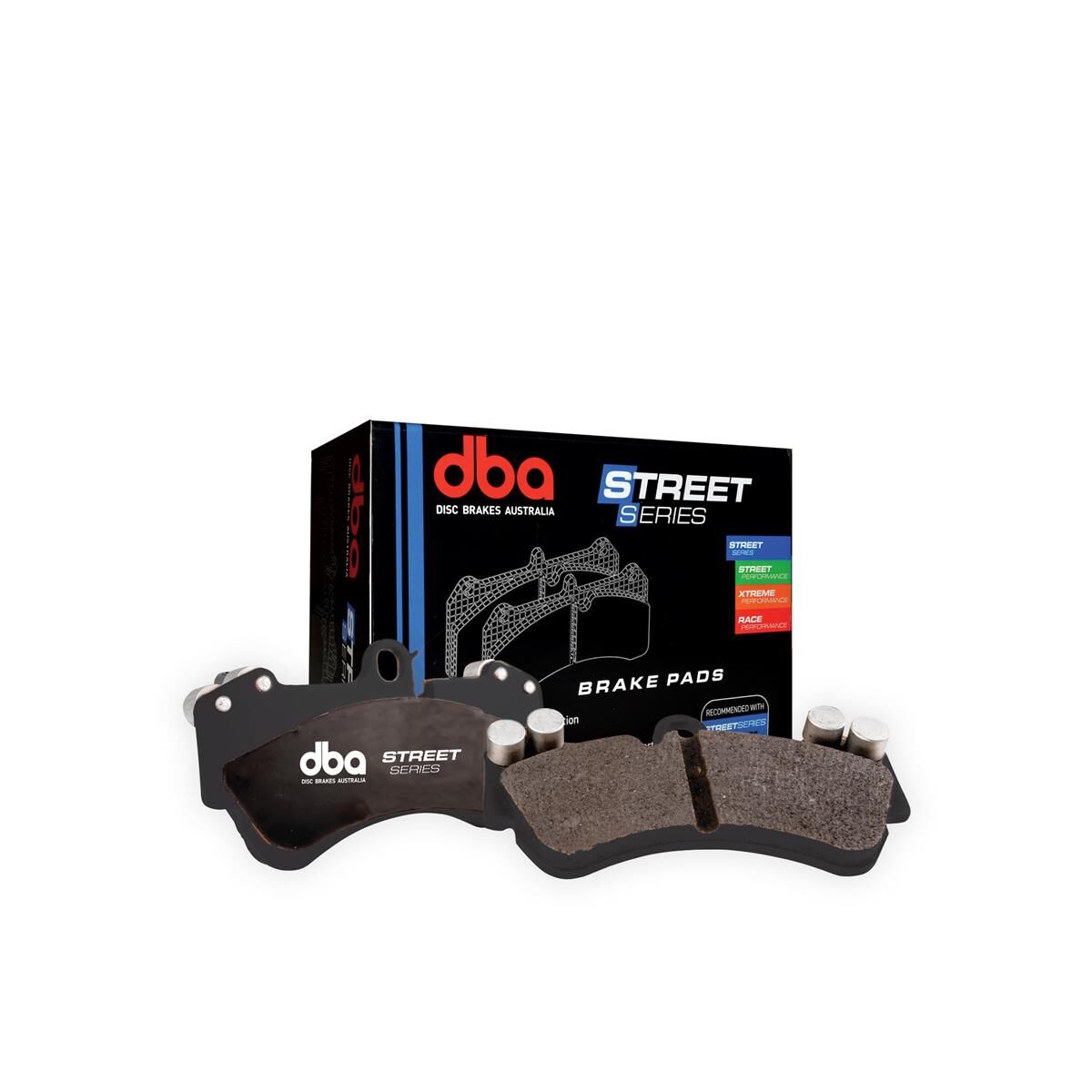 DBA SSEV STREET SERIES BRAKE PADS [ HONDA CIVIC HYBRID 2006 ON FIT HYBRID / INSIGHT HYBRID / CRZ HYBRID 2010 ON / JAZZ HYBRID 2013 ON F], , scanz_hi-res