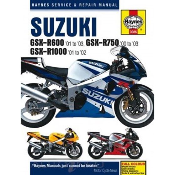 SUZUKI GSX-R600 2001 - 2003 GSX-R750 200, , scanz_hi-res