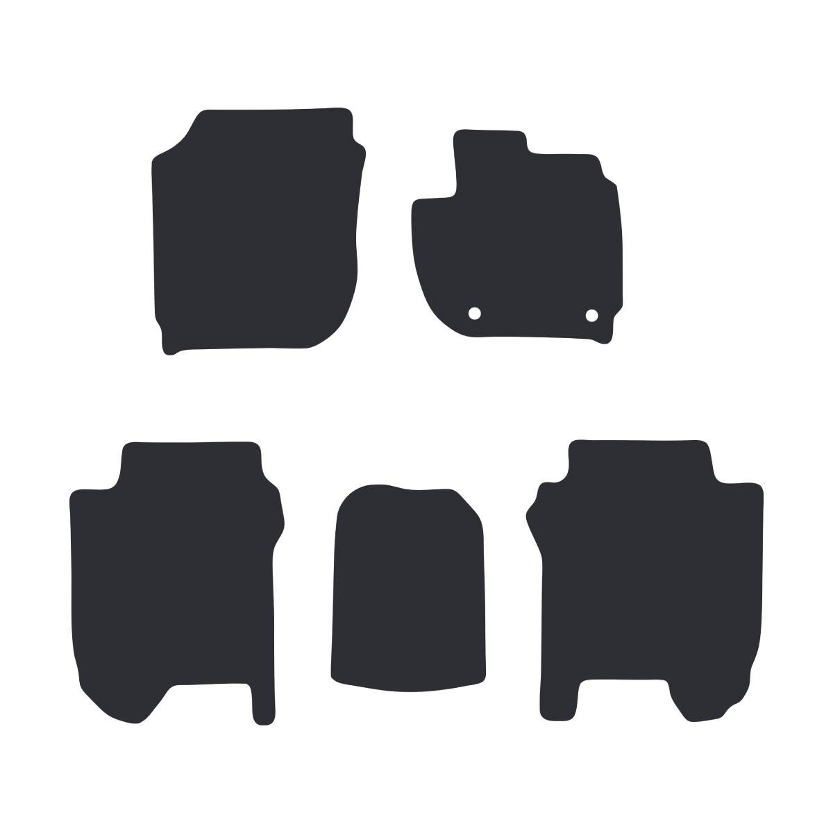 HEAVY DUTY RUBBER CAR MATS FOR HONDA FIT HYBRID (3RD GEN) 2013-2020, , scanz_hi-res