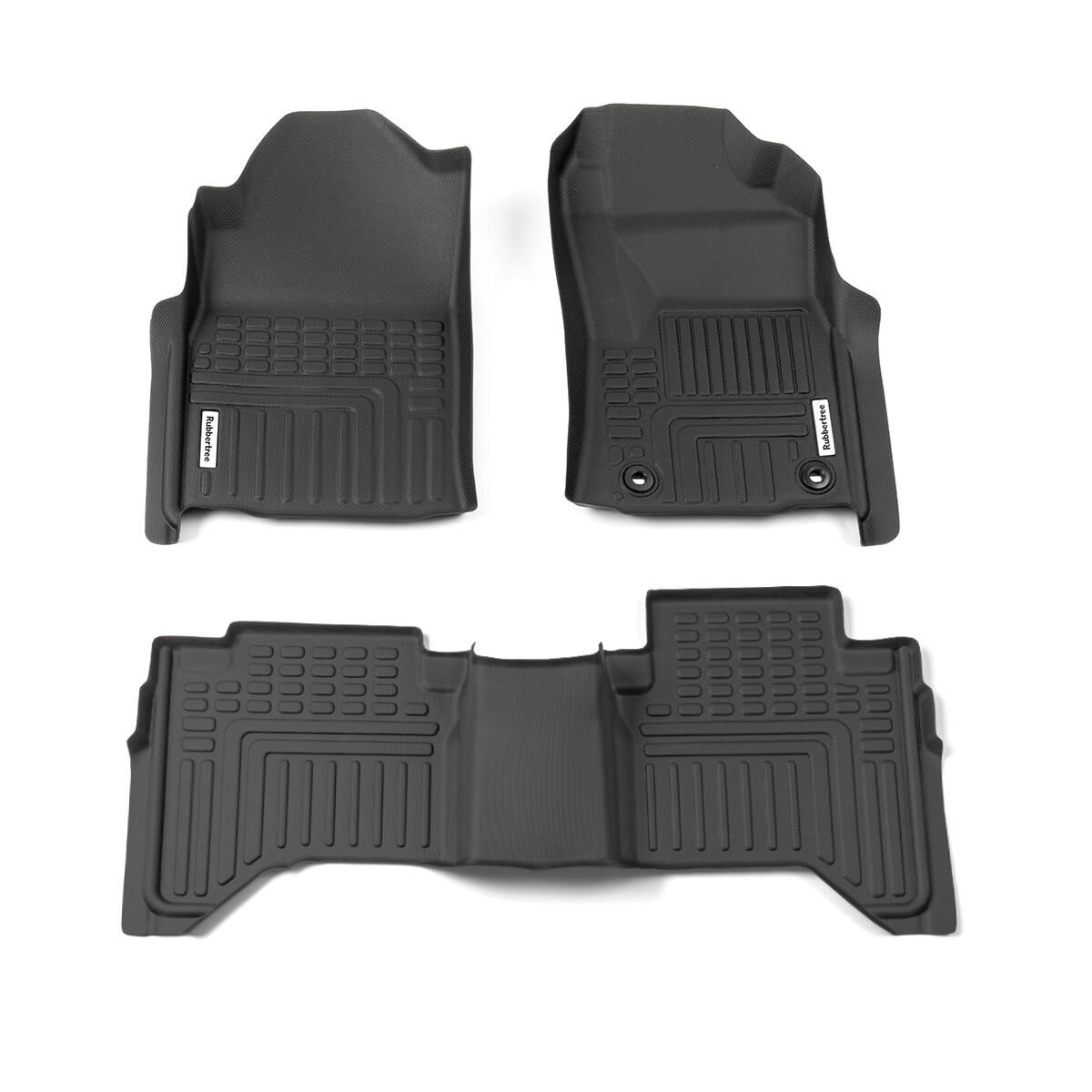 DEEP DISH CAR MATS FOR TOYOTA HILUX DUAL CAB (8TH GEN FACELIFT 48V MHEV) 2024 ONWARDS, , scanz_hi-res