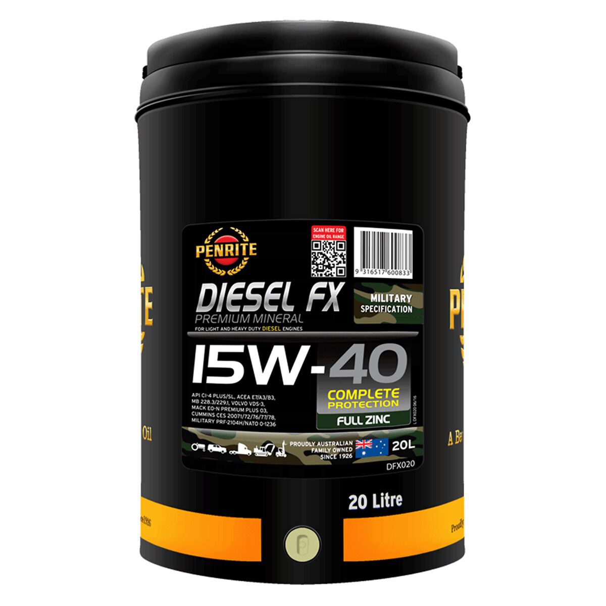DIESEL FX 15W-40 20L, , scanz_hi-res