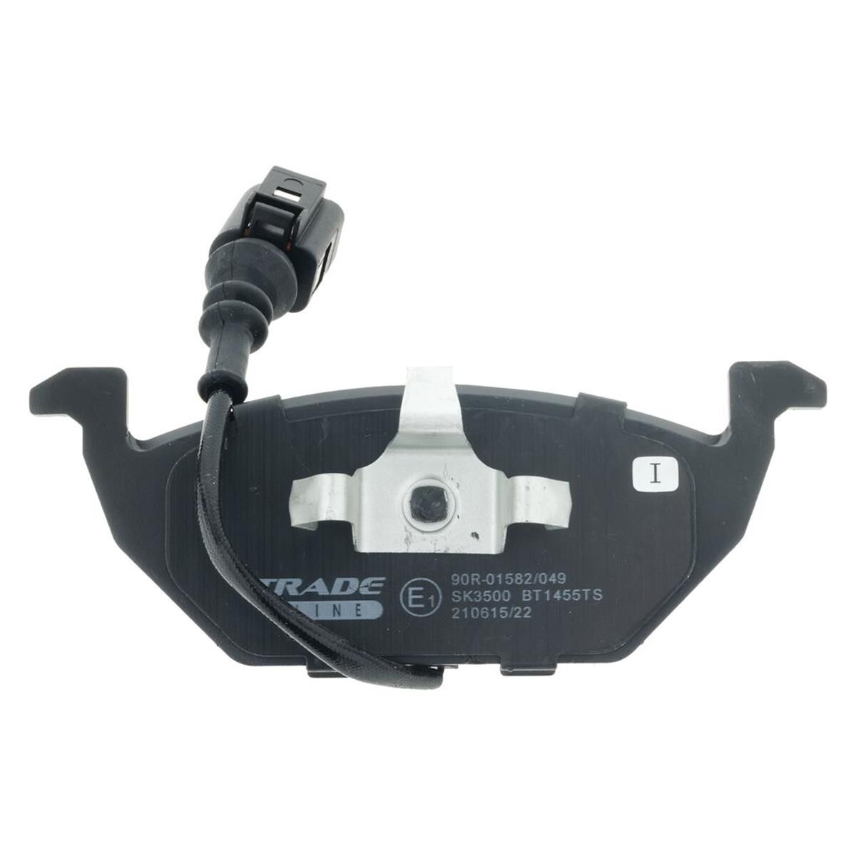 TRADE-LINE BRAKE PAD FRONT SET AUDI A3 VW GOLF BEETLE BORA POLO UP! YETI OCTAVIA DB1387, , scanz_hi-res