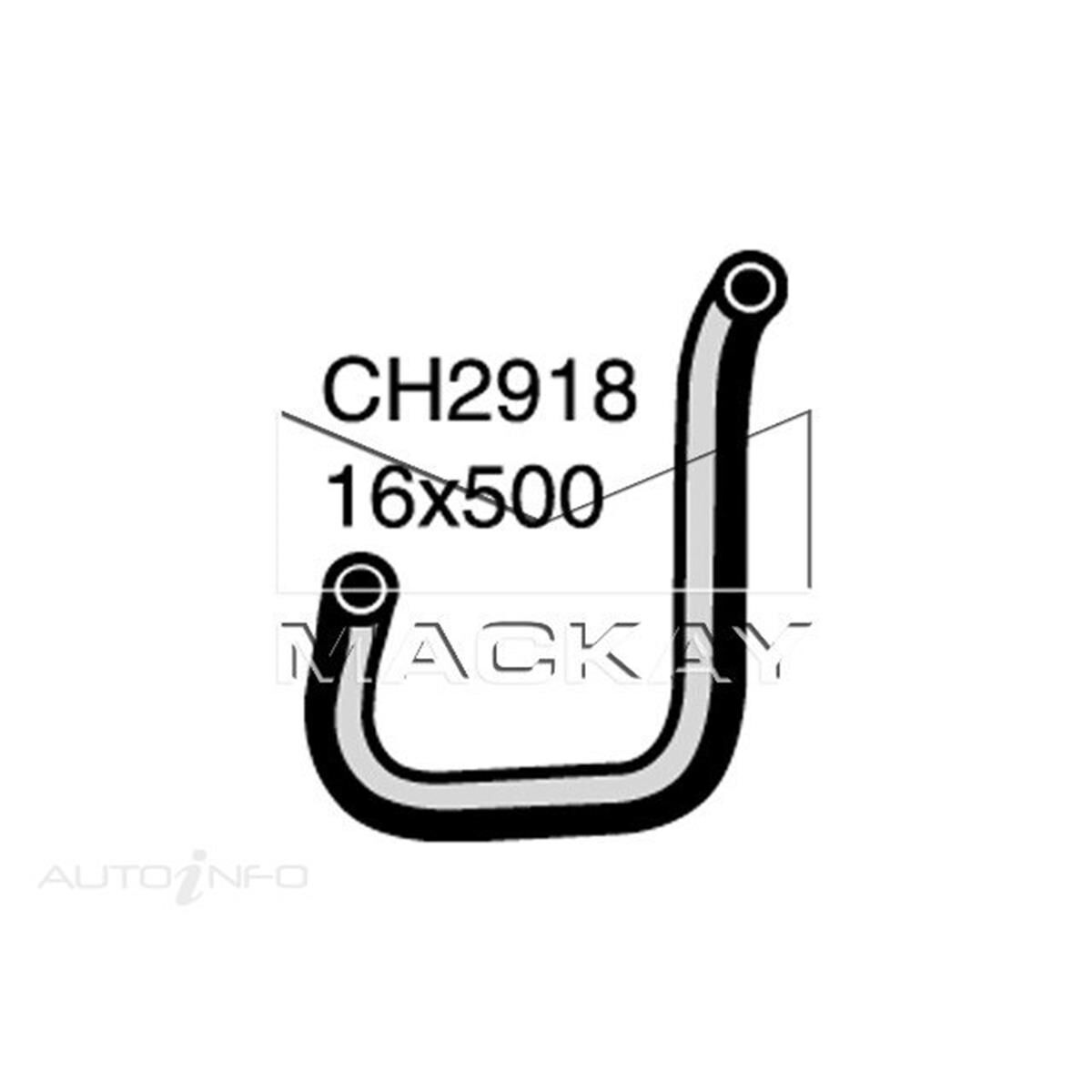 HEATER HOSE  - TOYOTA HIACE RCH12R - 2.4L I4  PETROL - MANUAL & AUTO, , scanz_hi-res