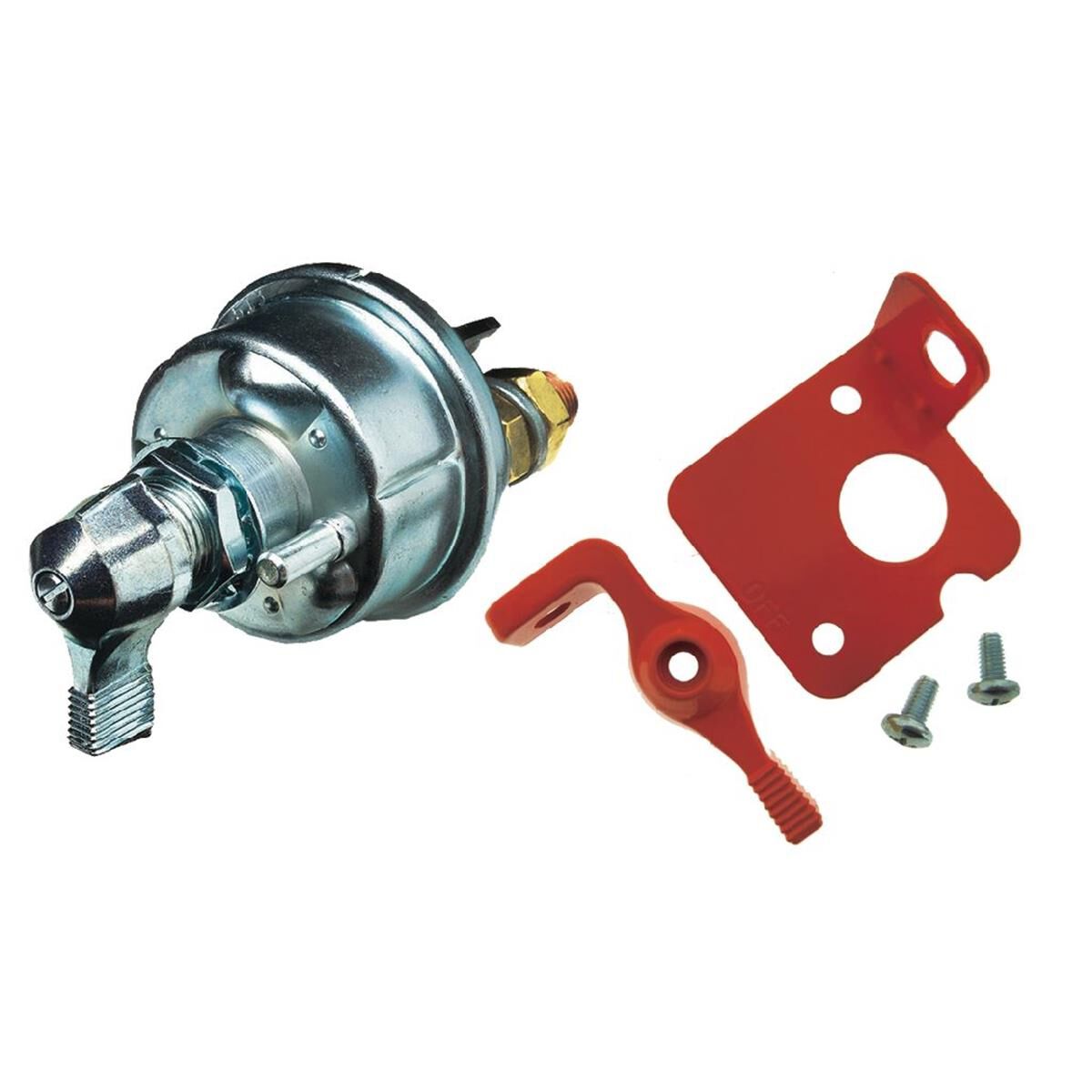 BATTERY MASTER SWITCH WITH RED LOCKOUT LEVER KIT, COPPER CONTACTS JAYLEC, , scanz_hi-res