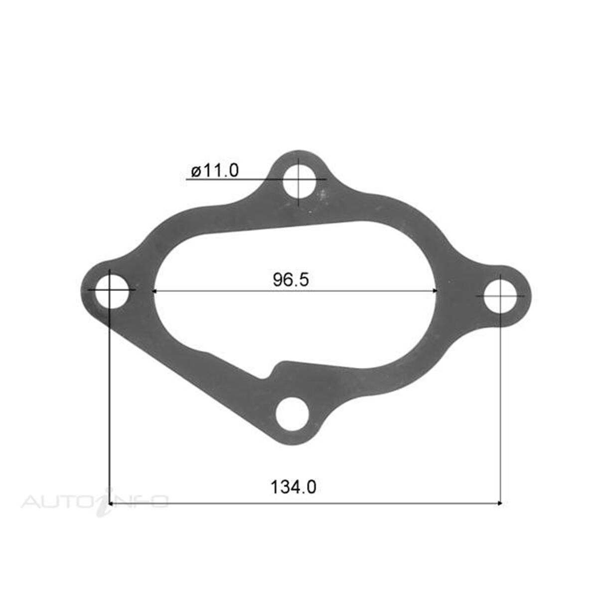 TURBO OUTLET GASKET MITSUBISHI 4M40, , scanz_hi-res