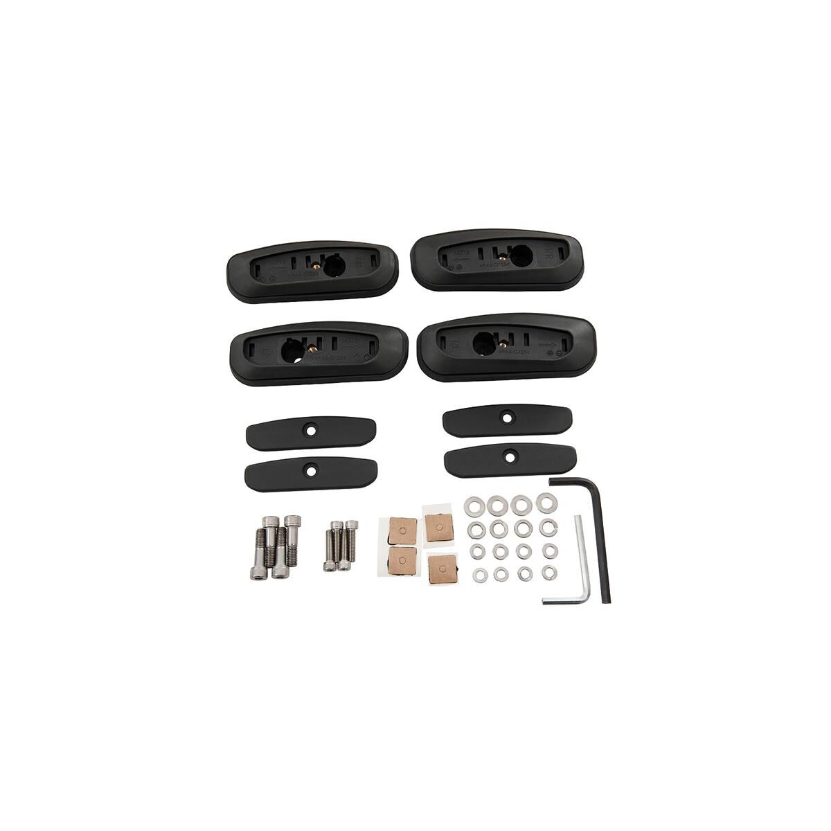 Rhino-Rack Base Kit to suit Kluger 5DR XU50 3/14 4Pcs - RCP31-BK, , scanz_hi-res