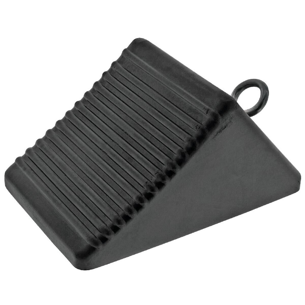 HULK RUBBER WHEEL CHOCK W/RING 204L X 127W X 104H WEIGHT 1.54 KG, , scanz_hi-res