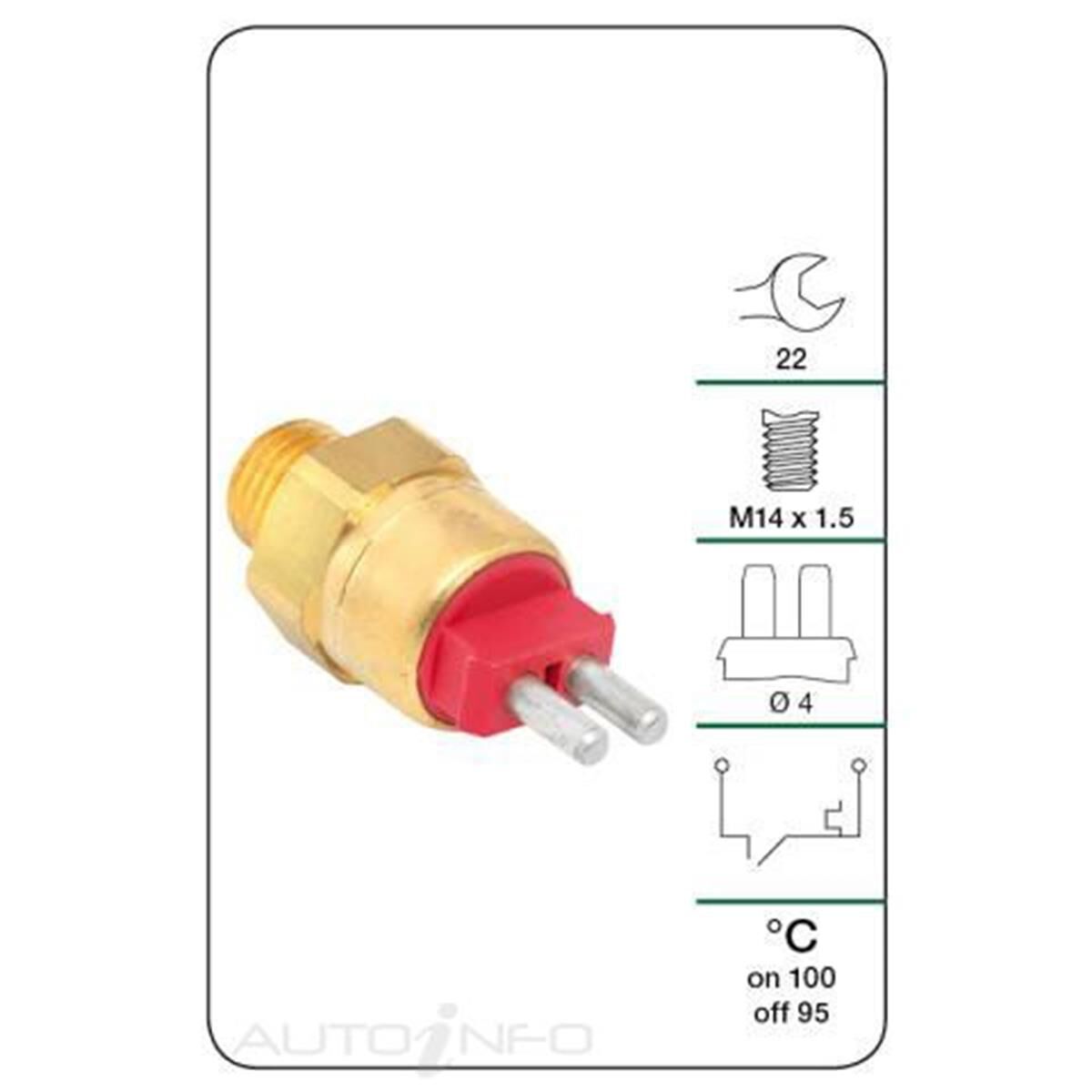 (TFS169NZ)TRIAUS THERMO FAN SWITCH, , scanz_hi-res