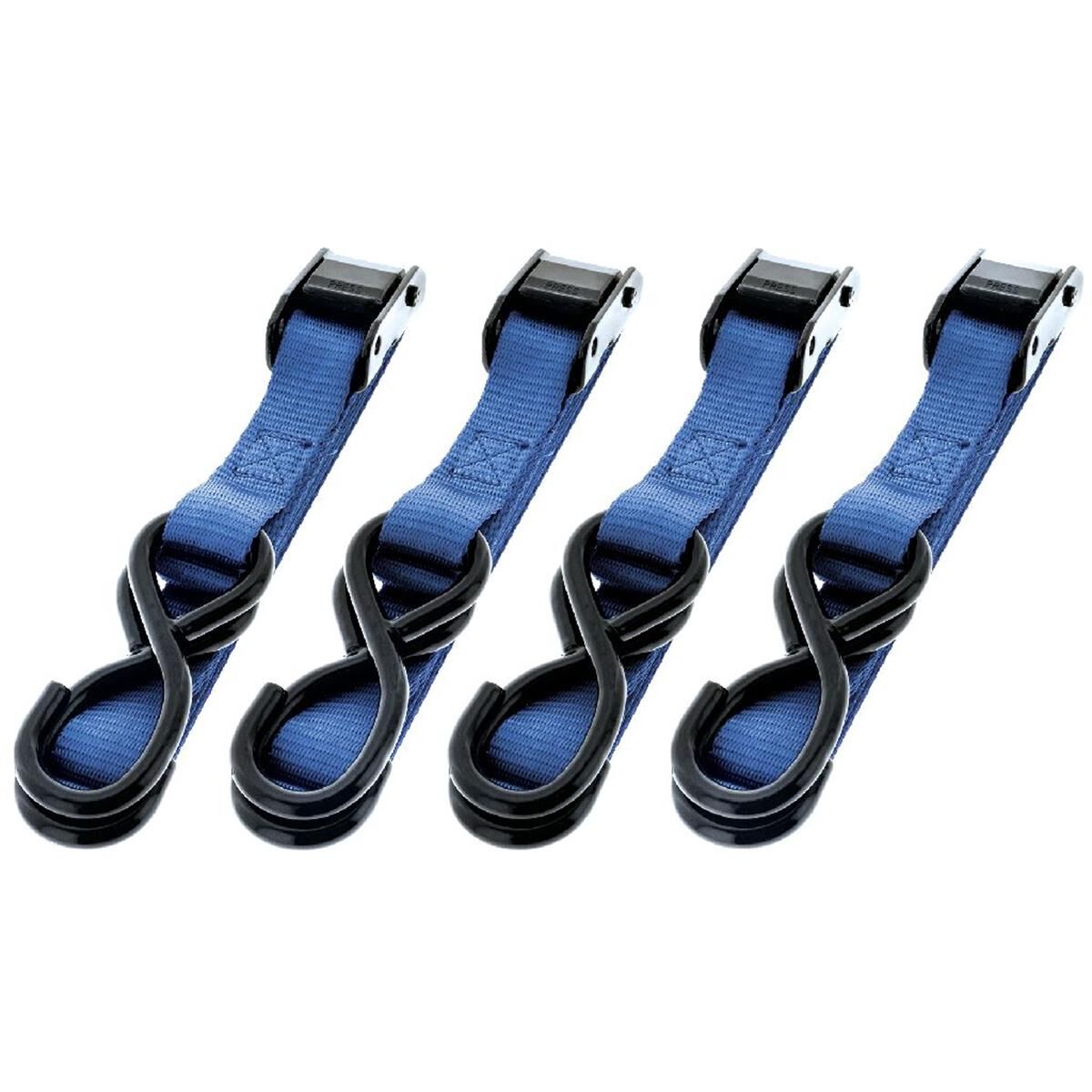 QTY 4 CAMBUCKLE TIEDOWN 1.8m x 25mm 250kg LASHING CAPACITY  HULK 4x4, , scanz_hi-res