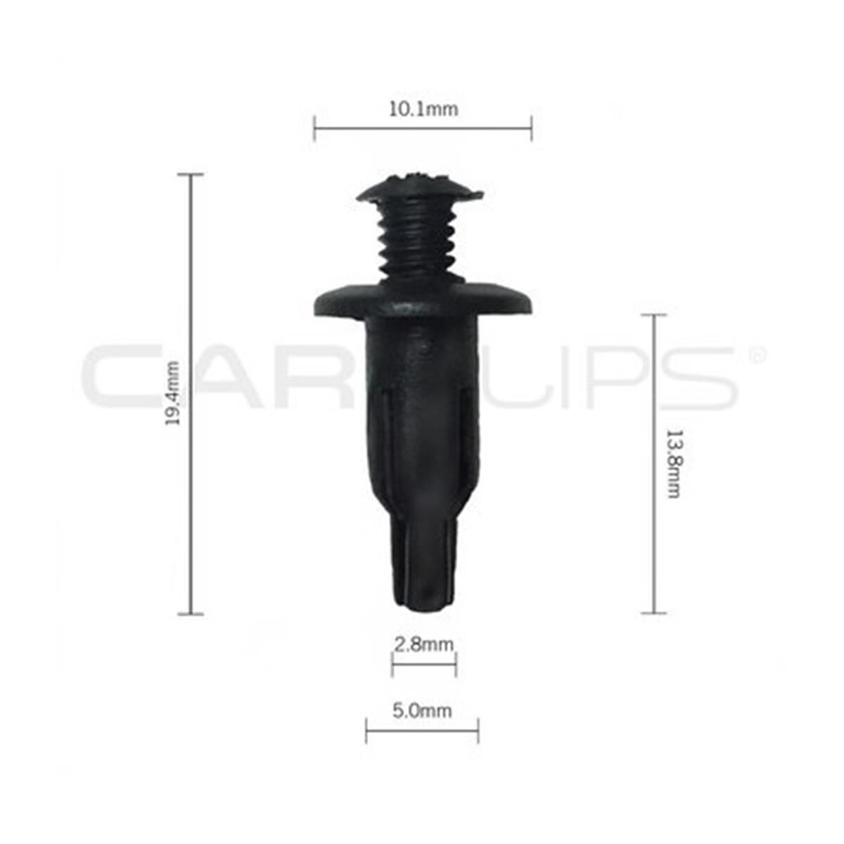 Carclips to suit Toyota Hyundai Mitsubishi Bumper Clip 25pk CC126 25 Supercheap Auto New Zealand