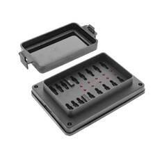 10 WAY FUSE BOX W/PROOF ATS STANDARD BLADE CLIP COVER LED **REPLACES 54445BL **, , scanz_hi-res
