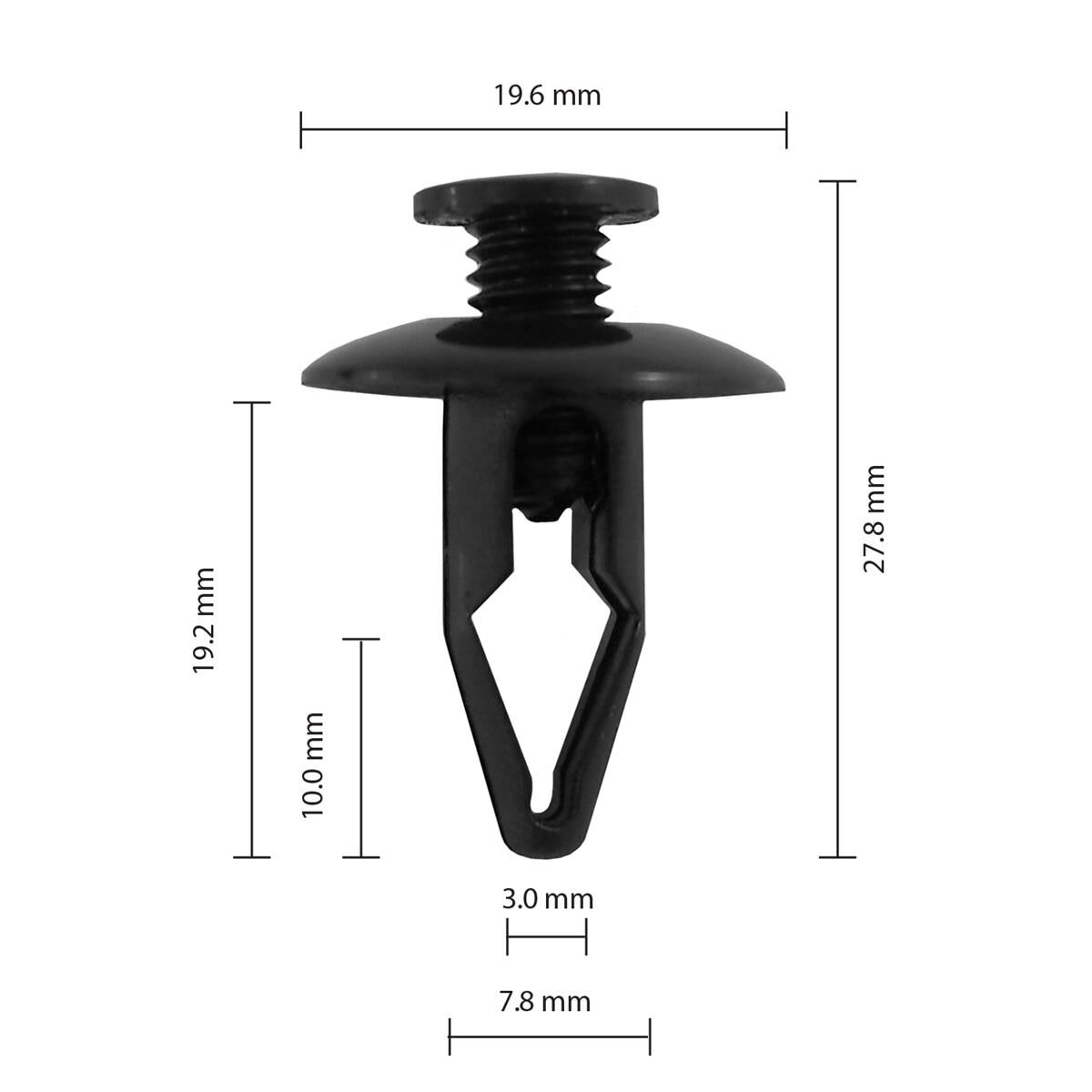 Ford/Hyundai/Kia/Nissan - pack of 25 car clips, , scanz_hi-res