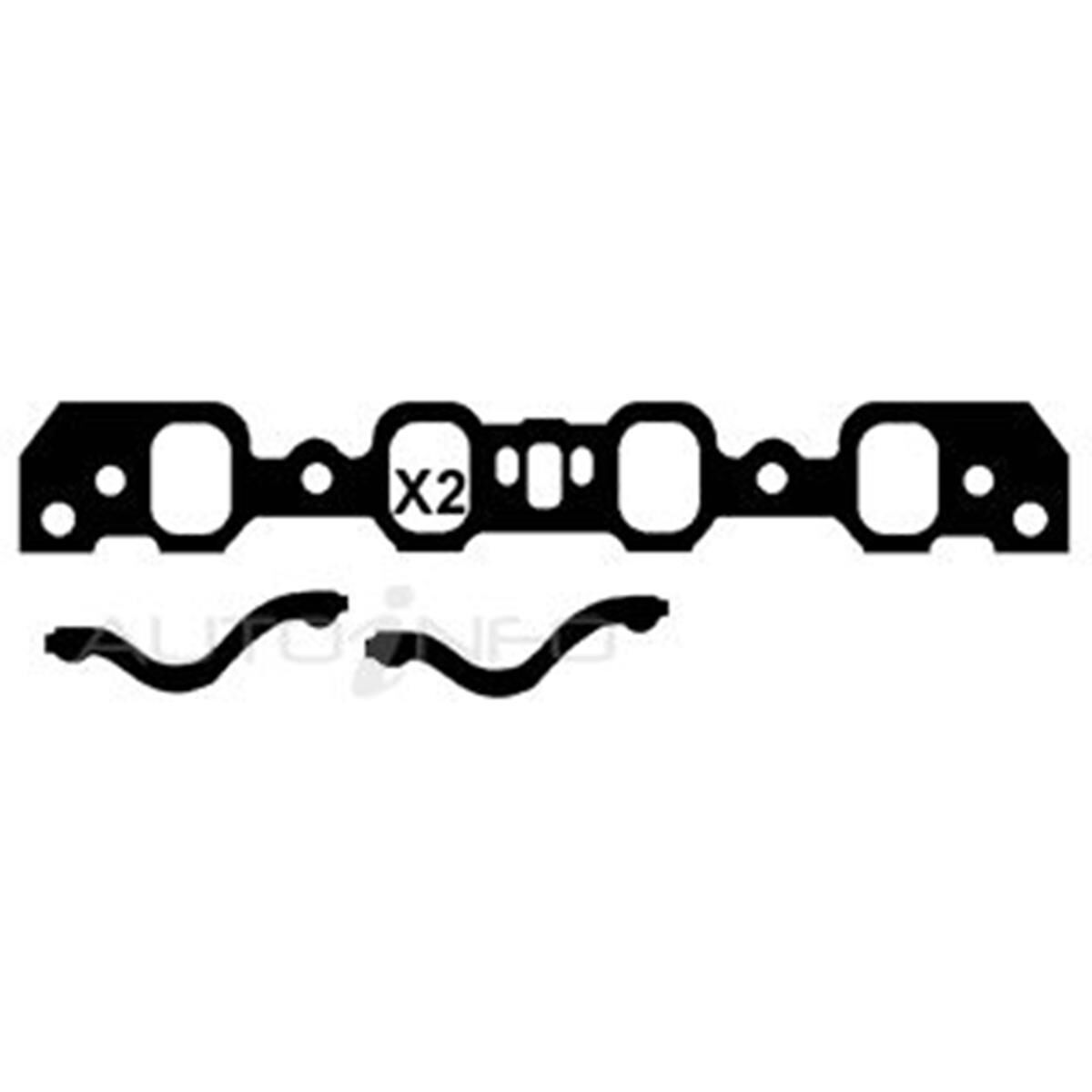 INLET MANIFOLD GASKET SET FORD CLEVELAND 2V, , scanz_hi-res