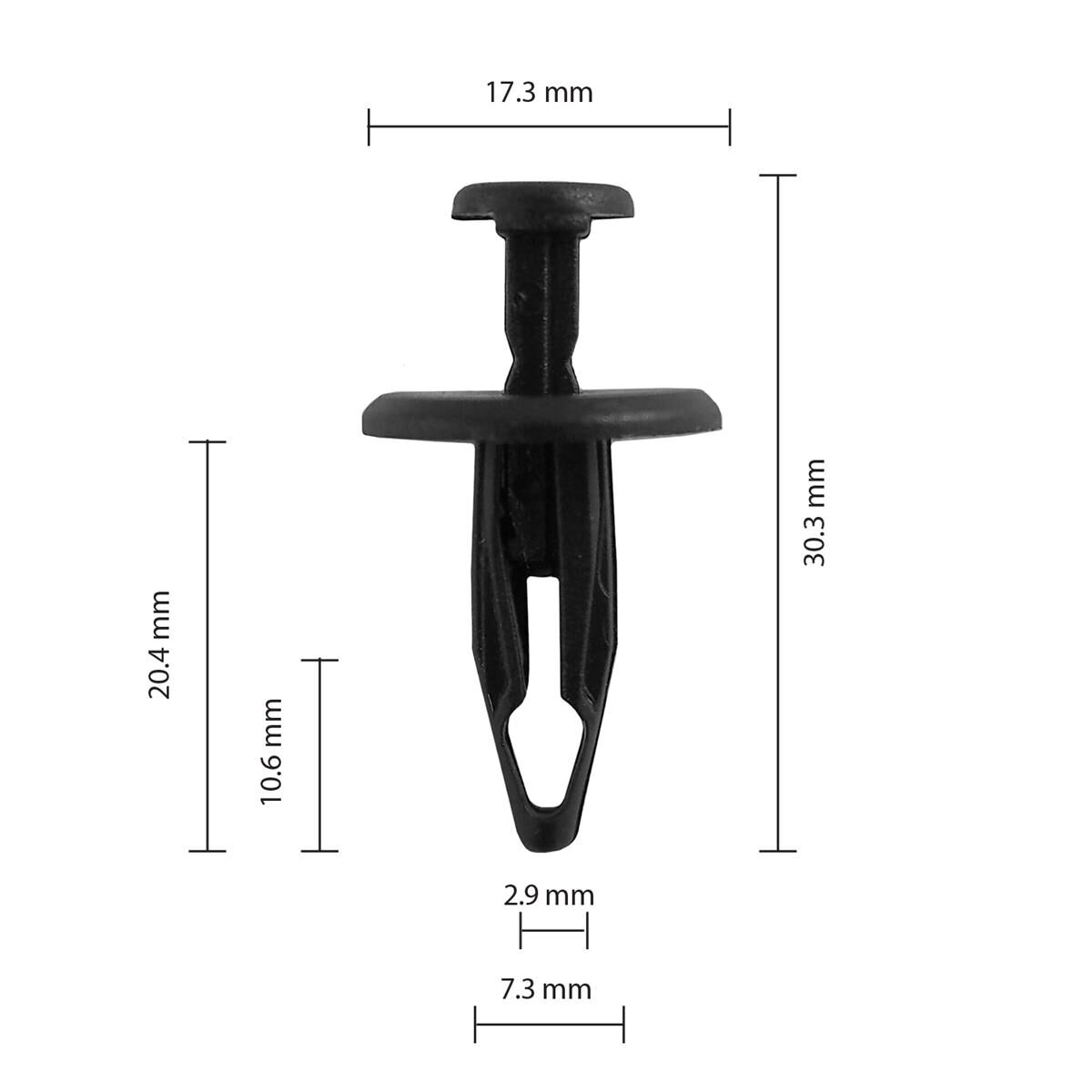 Chrysler/GM - pack of 25 car clips, , scanz_hi-res