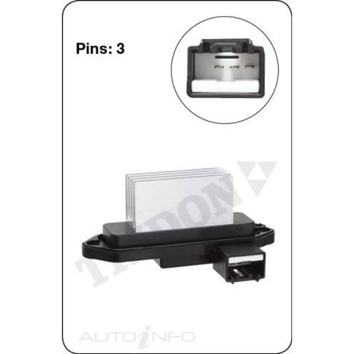 TRIDON HEATER FAN RESISITOR, , scanz_hi-res