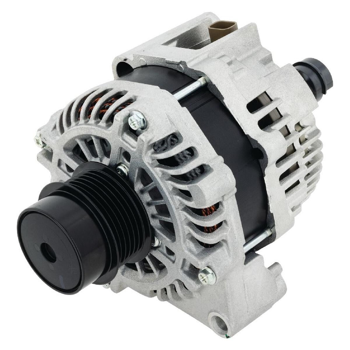 ALT 14V 140A, COMMODORE VEII, V8 W/- DE-COUPLER PULLEY 2012-2013, GENUINE UNIT, , scanz_hi-res
