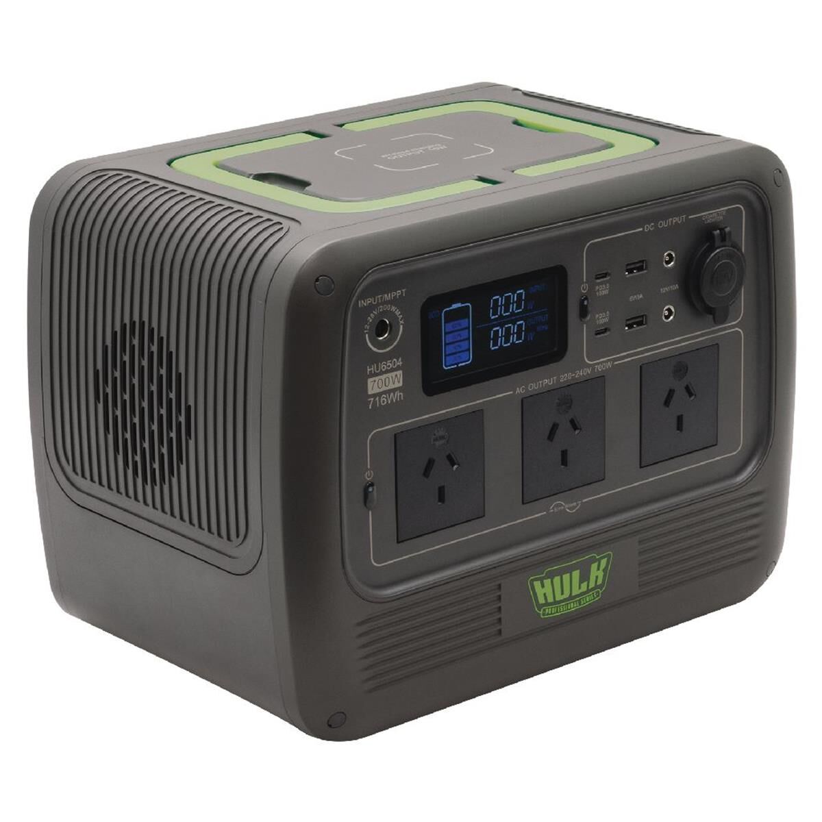 PS700 PORTABLE POWER STATION W/700W PURE SINE WAVE INVERTER 60Ah FESSIONAL, , scanz_hi-res