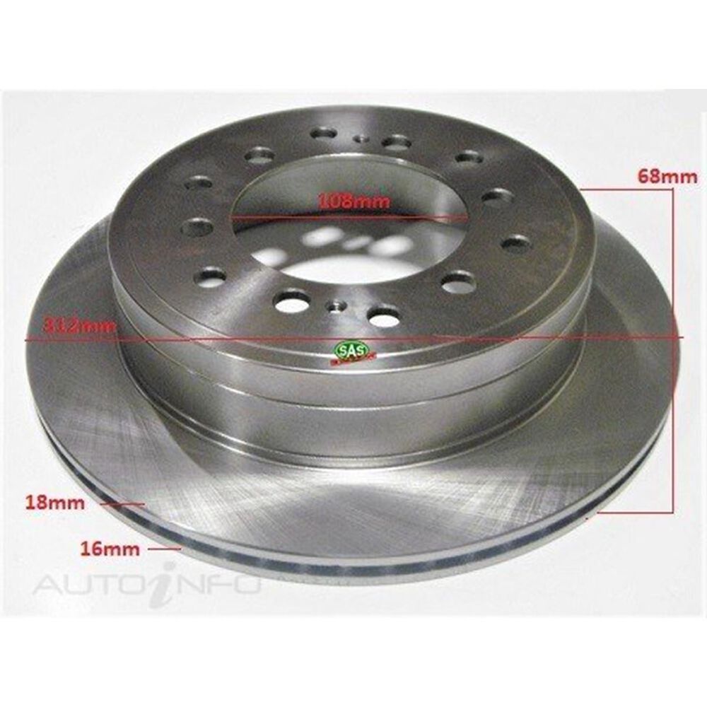 Royale Brake Rotor Single, SASBR2737 Supercheap Auto New Zealand