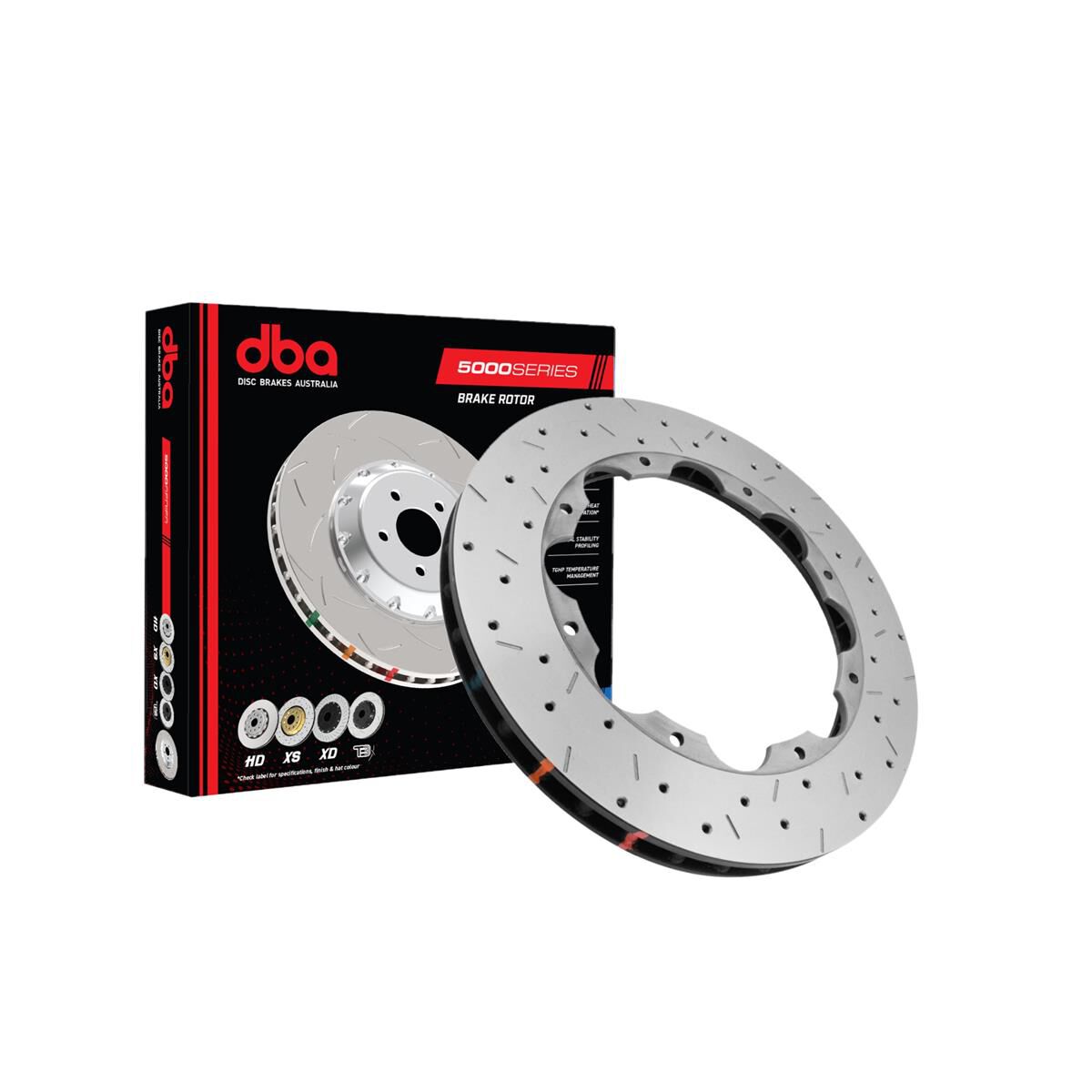 5000 Rotor XS Cross-drilled and slotted KP [ Dodge Charger Brembo Replacement 15-> F ], , scanz_hi-res